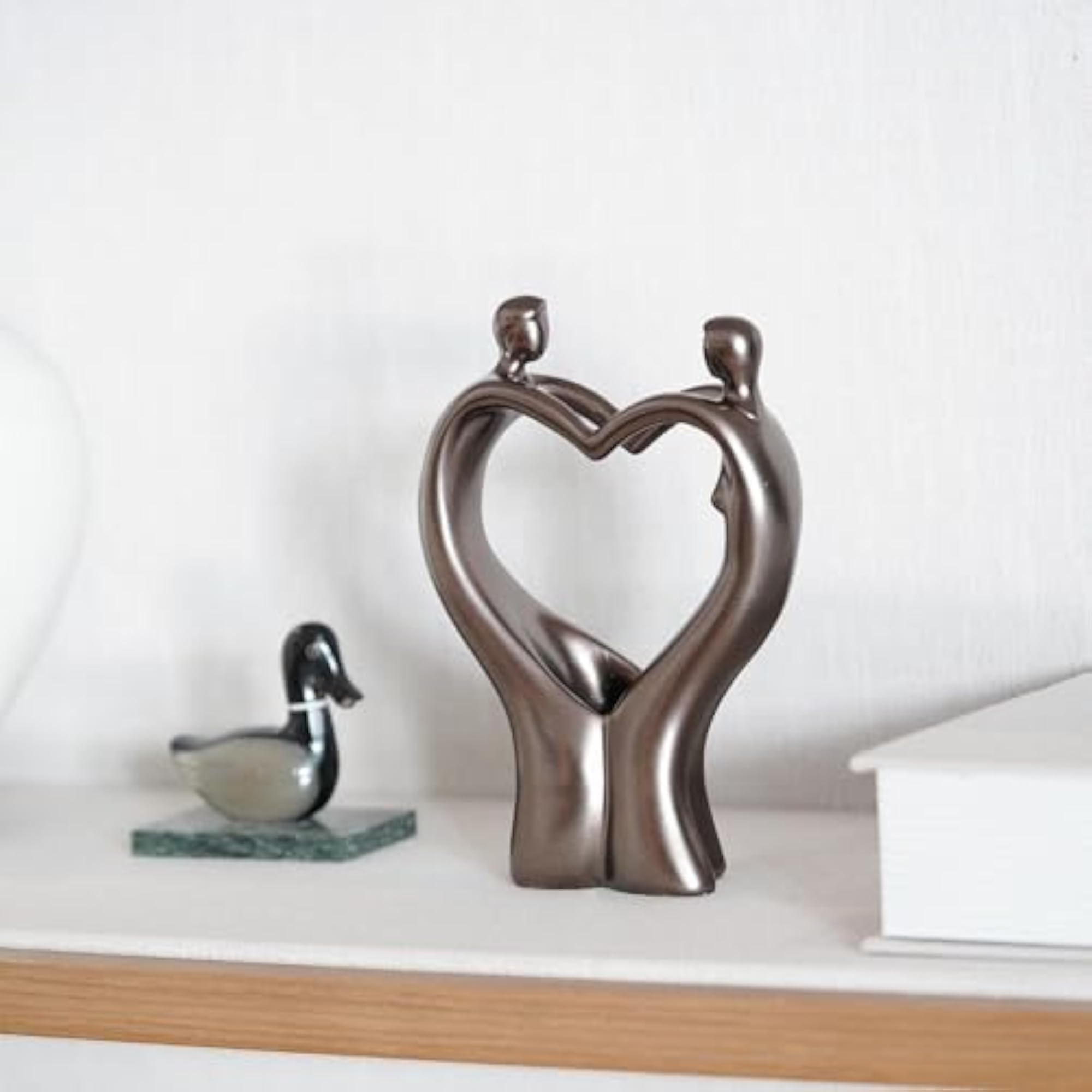 Couple Sculpture Wedding Abstract Art Statue for Decor