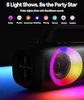 BassBloom Roar 1 Outdoor Bluetooth Speaker, IPX6 Waterproof,60W — image 7