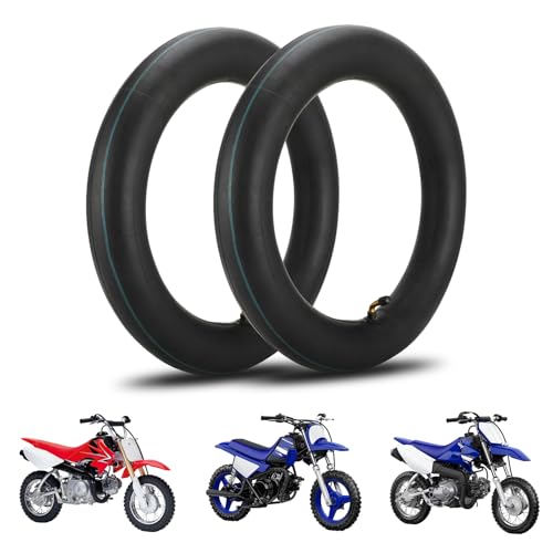 USTPO (2-Pack) 2.50/2.75-10 Heavy Duty Replacement Inner Tubes for CRF50 PW50 MX650 TaoTao100 DRZ70 TTR50 JR50 KX50 Dirt Pit Bike Inner Tubes