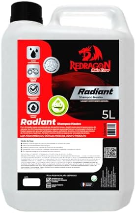 SHAMPOO NEUTRO AUTOMOTIVO REDRAGON AUTO CARE RADIANT PRO 5 LITROS