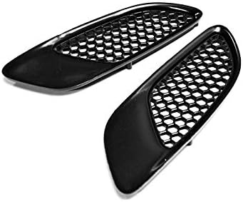 ABS General Fit Universal Hood Scoop Air Vents Ducts Inserts Grilles Accessories Parts Add On (M3 Type) 2PCS FIT For BMW BUICK CADILLAC