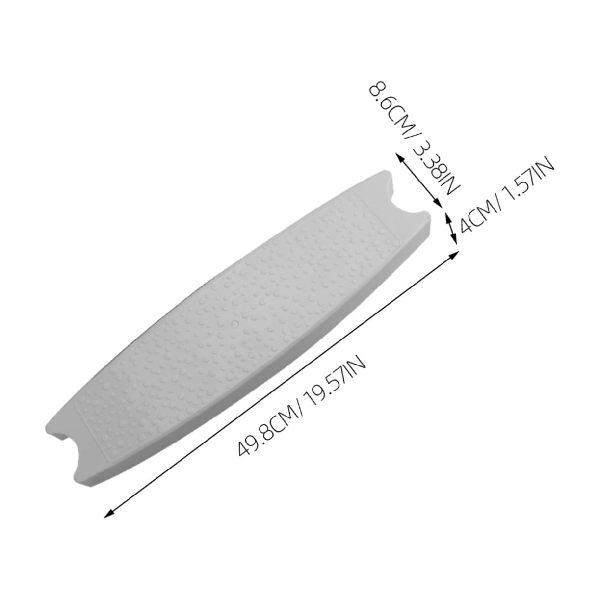 Marche Stable Antidérapante Piscine Abs de Lot Blanche de 3 Set