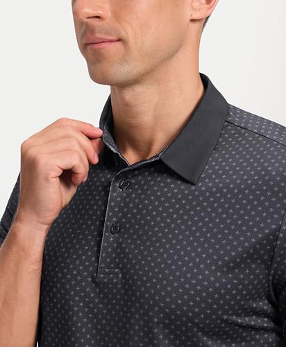 Image of Men's Golf Polo Shirts Dry Fit Performance Moisture Wicking Casual Print Golf Shirts for Men Breathable