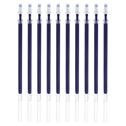 PATIKIL 130mm Gel Tinta Bolígrafo Reemplazar Recargas, 50uds 0.5mm Aguja Punta Azul Tinta Bolígrafo Pluma Recarga para Oficina Suministros, Azul