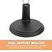 Imagen de BESPORTBLE Soporte para Muñecas y Modelos de Juguetes 15 Cm Negro para Niñas Portátil para Exhibición y Almacenamiento en Hogar Tienda 6 Unidades
