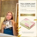 11 Piece Travel Skincare Containers Set - TSA Approved Toiletry Bag & Travel Size Toiletries Bottles - Airless Pump, Dropper Bottles & Travel Size Containers for Serums, Moisturizers, & Oils - Image 5