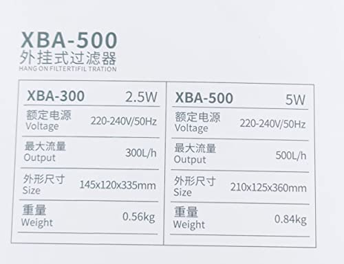 Image of Xiaoli XBA - 500 Hang ON FILTERTIFIL TRATION with Skimmer