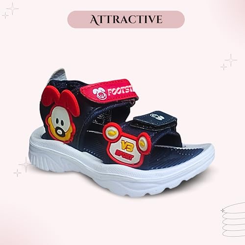 Image of Bear Kids Sandals, Attractive Colors And soft Sole, welcro Closure (Age 1 to 6 Years)