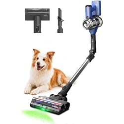 Tineco Pure ONE S50 Pro Cordless Vacuum, 200AW Suction, 95Min Runtime, Anti-Tangle Brush, 120° Green Light, Easily Tackles Large Debris, Stick Vacuum Cleaner for Pet Hair, Carpet & Hard Floor