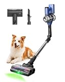 Tineco Pure ONE S50 Pro Cordless Vacuum, 200AW Suction, 95Min Runtime, Anti-Tangle Brush, 120° Green Light, Easily Tackles Large Debris, Stick Vacuum Cleaner for Pet Hair, Carpet & Hard Floor