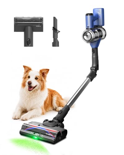 Image of Tineco Pure ONE S50 Pro Cordless Vacuum, 200AW Suction, 95Min Runtime, Anti-Tangle Brush, 120° Green Light, Easily Tackles Large Debris, Stick Vacuum Cleaner for Pet Hair, Carpet & Hard Floor