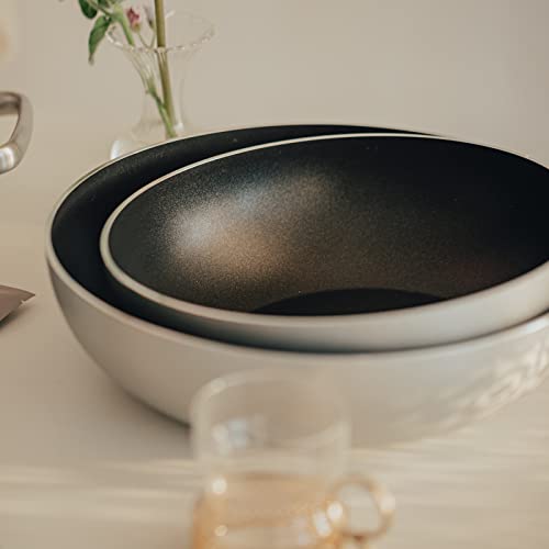 Dr.hows Shine Nonstick Coating Frying Pan, Wok For Induction, Electric, Halogen And Gas Cooktops, Stainless Handle, Pfoa Free, Dishwasher-Safe (Shine Wok 20Cm) #TOP5