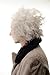 WIG ME UP- 3893-P68A Peluca Caballero Hombre Halloween Carnaval Abuelo Viejo científico...