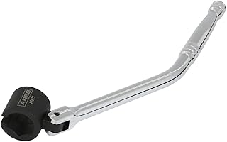ARES 14021 – Double Sided Flexible O2 Sensor Wrench – Flex Head Design for Access in Tight Spaces – 6 Point and 12 Point Socket Head Configurations - Remove and Install 7/8” (22mm) O2 Sensors