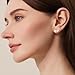 Cicy Bell Womens 18k Gold Plated Stud Earrings Sparkling Cubic Zirconia Hypoallergenic Trendy Earring Fashion Accessories Jewelry Gifts for Lovers and Mom