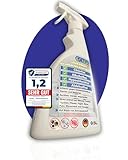 GETIFIX Schimmelentferner MuS PROFI 0,5 l - chlorfrei und auf Basis von Aktivsauerstoff, effektiv für Wand, Tapete, Bad, Fugen, Decke und Boden im Innen und Außenbereich