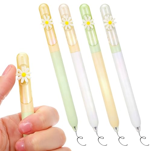 4 Pcs Fidget Pens with Daisy Spinner