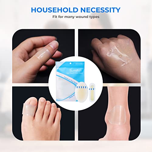 Sumifun Blister Pads, 15 Packs Blister Bandages, Waterproof Hydrocolloid Seal Adhesive Blister Prevention For Heels, Feet, Toes, Gel Blister Cushions #TOP6