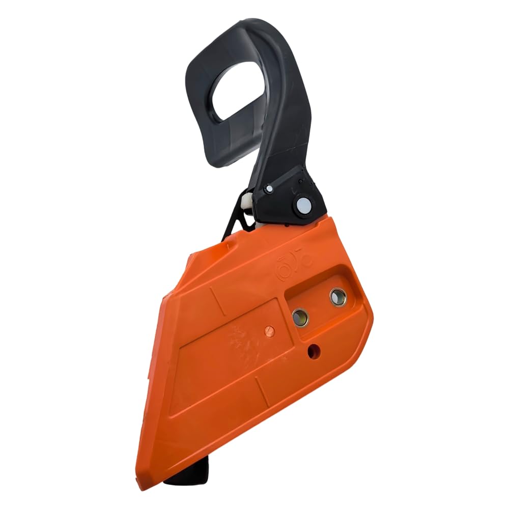Conjunto de freno de cadena, cubierta de embrague de piñón, Kit de mango protector de manos for motosierras Husqvarna 136 137 137E 141 142 142E, reemplazo 530054802