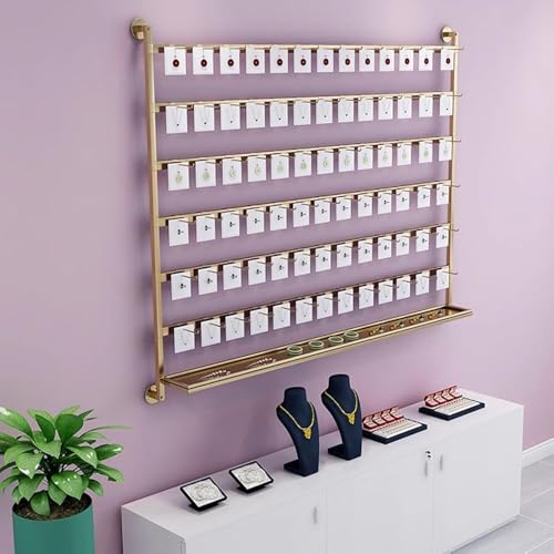 Estante de metal para colgar en la pared, soporte para pendientes, gafas de sol, llavero, organizador de almacenamiento para tienda de ropa, tienda minorista, joyería, exhibición de metal - imagen 3