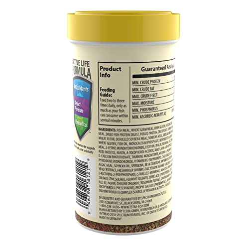 Tetra AQ-16121 Tetramin Tropical Granules 3.52 Ounces, Nutritionally Balanced Fish Food thumb #1
