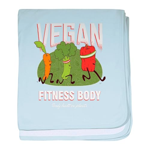 CafePress Veganism Healthy Food Vegetarian Food Baby Blanket, Super Soft Newborn Swaddle