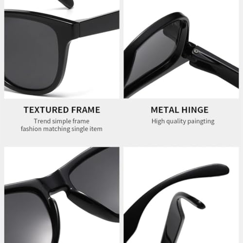 Lunettes de soleil dégradées avec effet miroir géométrique - 4