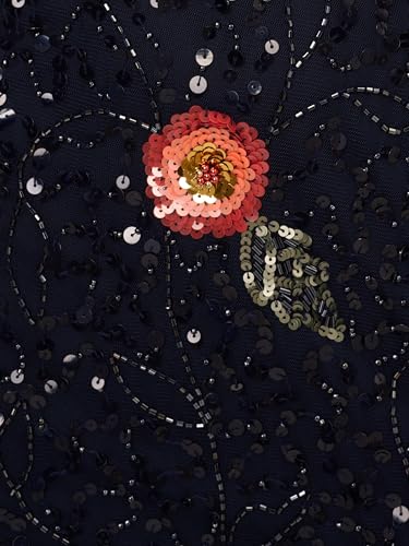 Adrianna Papell Women's One Shoulder Bead Dress3