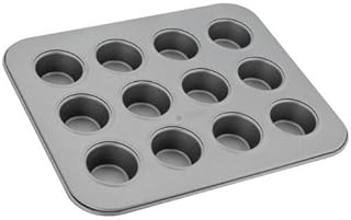 Judge JB13 Non-Stick Cupcake/Muffin Tin with 6 Large Cups, Dishwasher Safe 27cm x 18cm x 3cm - 5 Year Guarantee