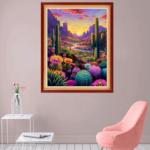 Image of Foxhool Stamped Cross Stitch Kits,11CT Printed Cross Stitch Pattern Full Embroidery Kits for Beginner Needlepoint Kits-