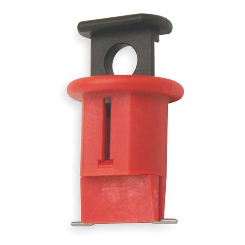 Brady 90850 Miniature Circuit Breaker Lockout Systems, 21.08mm x 41.7mm x 20.96mm x 13.72mm, POW, Red