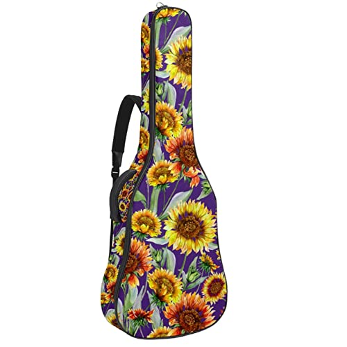 Sac à dos guitare acoustique imperméable anti-pluie housse antichoc 42.9"