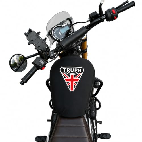 Image of Truph Universal Motorcycle Fuel Tank Cover Protector Pad Brown Waterproof