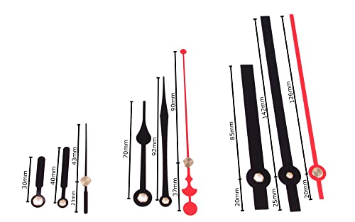 Funkuhrwerk Edi-Tronic DCF Uhrwerk mit Aluzeiger und Standardbauform