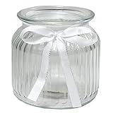 Die Dekogläser für Kerzen sind auch als Vase ein dekorativer Blickfang