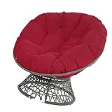 Rebellious Ergonomische Hängesessel Kissenauflage Polyesterfaser Kissen Mit Nestform Für Terrasse Wohnzimmer Komfortunterstützung Hängekorb Polster Für Drinnen Und Draußen
