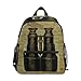 Mini-Kinder-Rucksack mit Gingham-Muster, Violett / Burgunderrot, Grunge Fernglas 8 (Mehrfarbig) - A01E18011-A