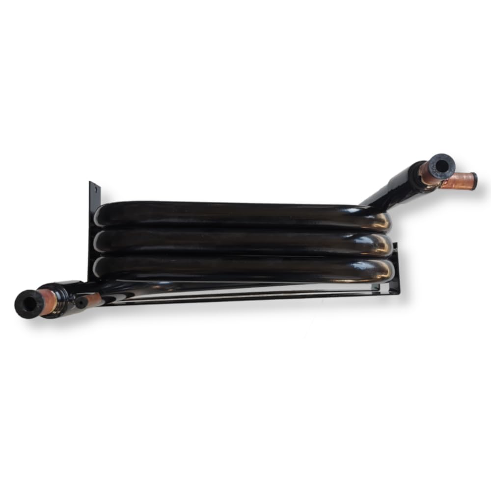 Condensador de agua coaxial de 17,6 kW para instalaciones frigoríficas, intercambiador de calor de condensación para sistema frigorífico
