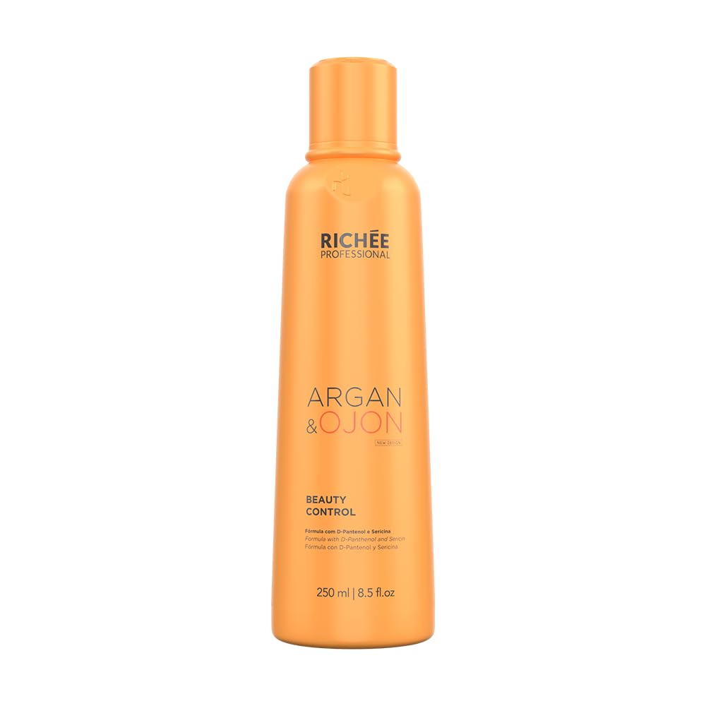 Richee Professional | Argan & Ojon zestaw do pielęgnacji włosów, profesjonalna kuracja, 3-częściowy, szampon 250 ml, 250 ml Beauty Control, maska 250 g