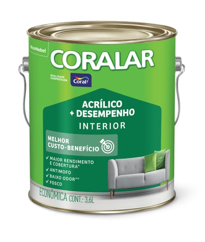 CORALAR ACRÍLICO MAIS DESEMPENHO PEDRA PRECIOSA 3,6L - CORAL