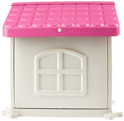 Casinha Desmontável N.2-Rosa Pet Injet para Cães