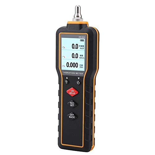 Digital Vibration Meter，Portable Vibrometer Gauge LCD Backlight Mechanical Moving Measuring Machine - Thumbnail 4
