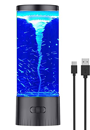 Tornado Twister Hurricane Light- Novelty Nature Decor Gift for Boys Girls, Men, Women Mini Water Vortex Maker Mood Night Lava Light Birthday Holiday Christmas Present