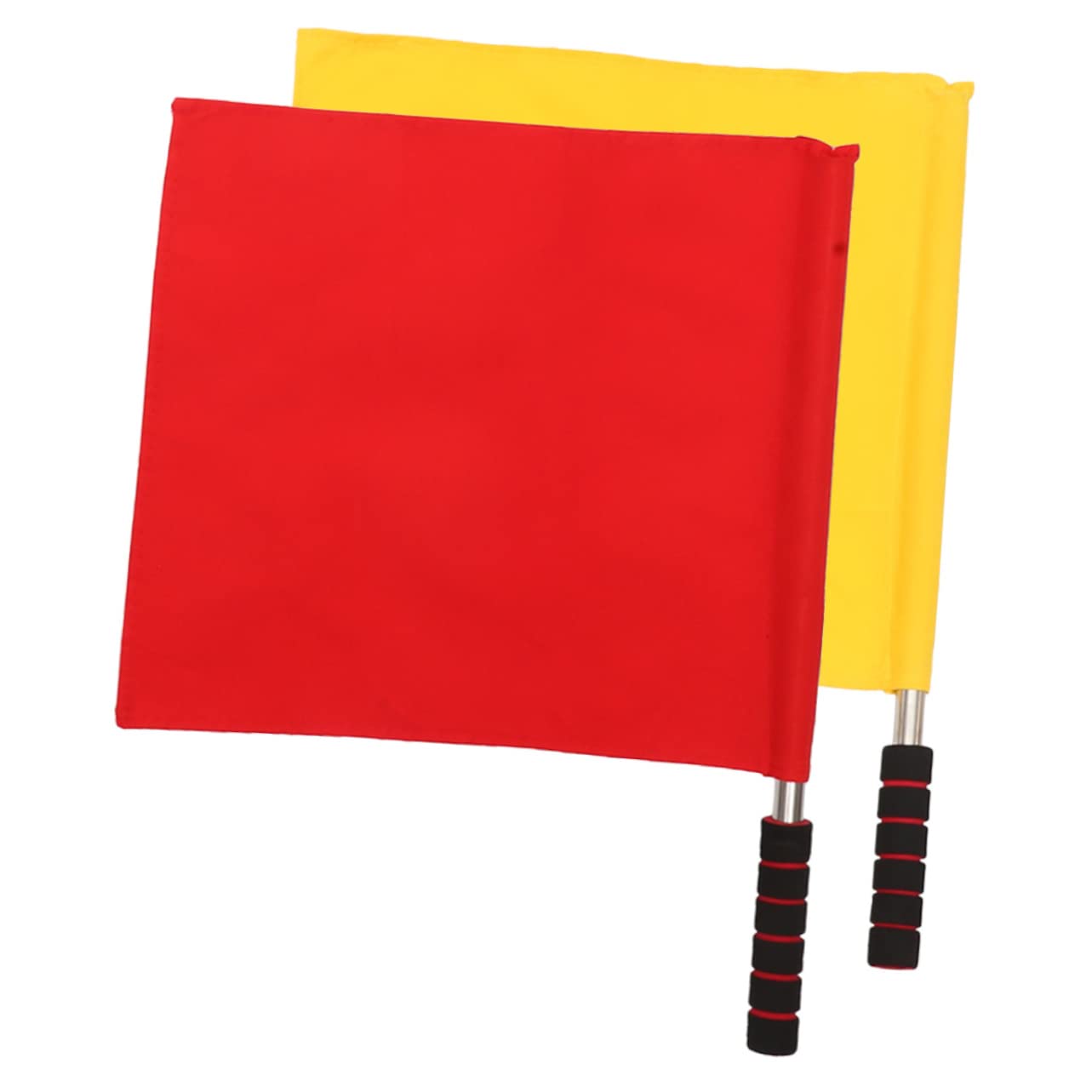 FOYTOKI Conducting Flags 2pcs Referee Flag Set for School Games Made of Strong Material for Long-lasting Use