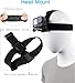 Head Strap Mount for ALL GoPro HERO Cameras + an eCostConnection Microfiber Cloth