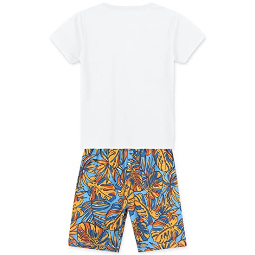 Conjunto Tropical, Marisol Play, Meninos, Branco, 10
