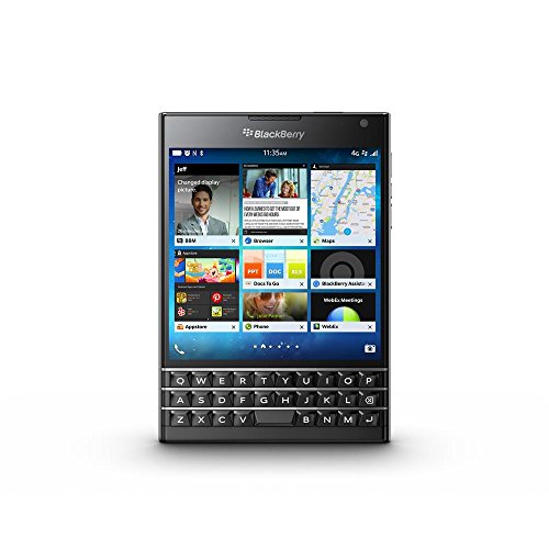 Bild zu BlackBerry Passport Smartphone (11,4 cm (4,5 Zoll) Display, Nano-SIM, QWERTZ, 32GB interner Speicher, 13 Megapixel Kamera, Blackberry OS 10.3) schwarz