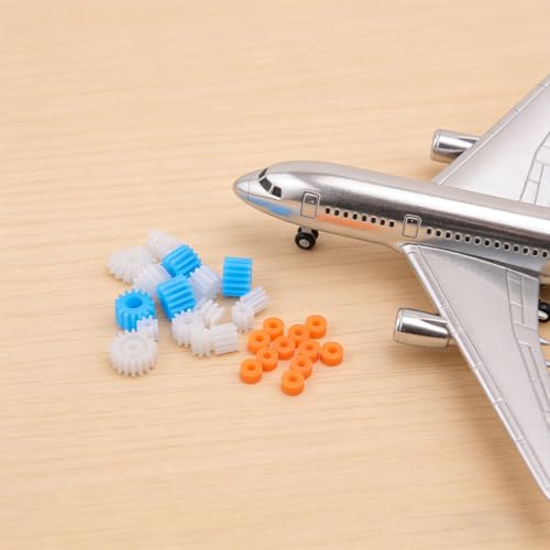 Engranajes de plástico para reparar robots y maquetas de aviones DIY 7