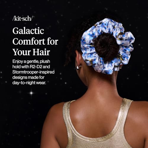 Kitsch x Star Wars R2-D2 & Stormtrooper Pillow Scrunchies for Women - 2pcs by Kitsch - Used condition - Image 3