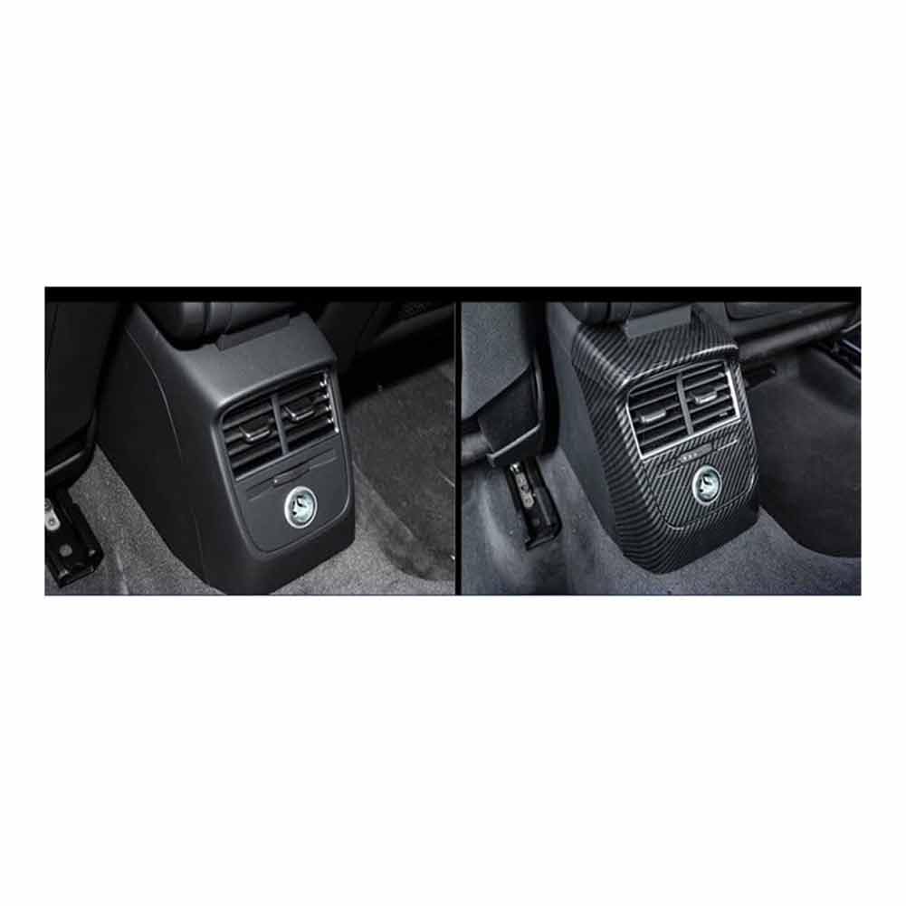 Auto Copertura Presa Aria Condizionata per Audi A3 8V 2014-2018, Cruscotto Bocchetta di Uscita Aria Decorazione Adesivi Interni Accessori